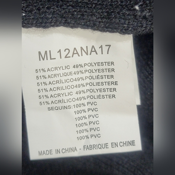 Anthropologie Lili Sidonio + Holly Bracken Embellished Sequin Swester Size Small - Picture 11 of 13